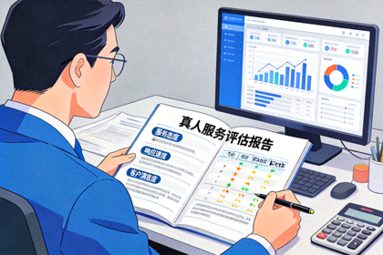 专业评估人员根据多维度指标出具真人服务评估报告